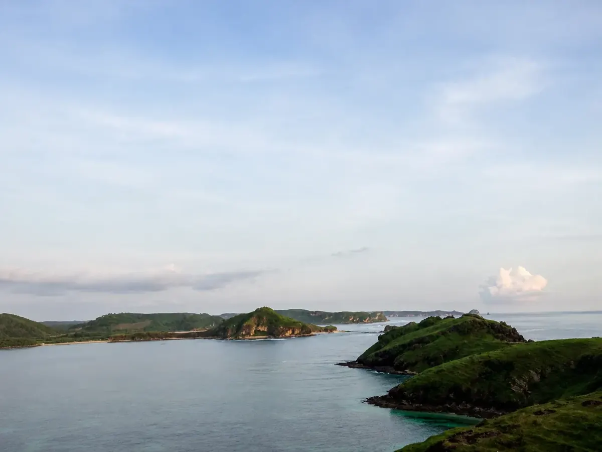 Gerupuk Bay Coastal Panorama
