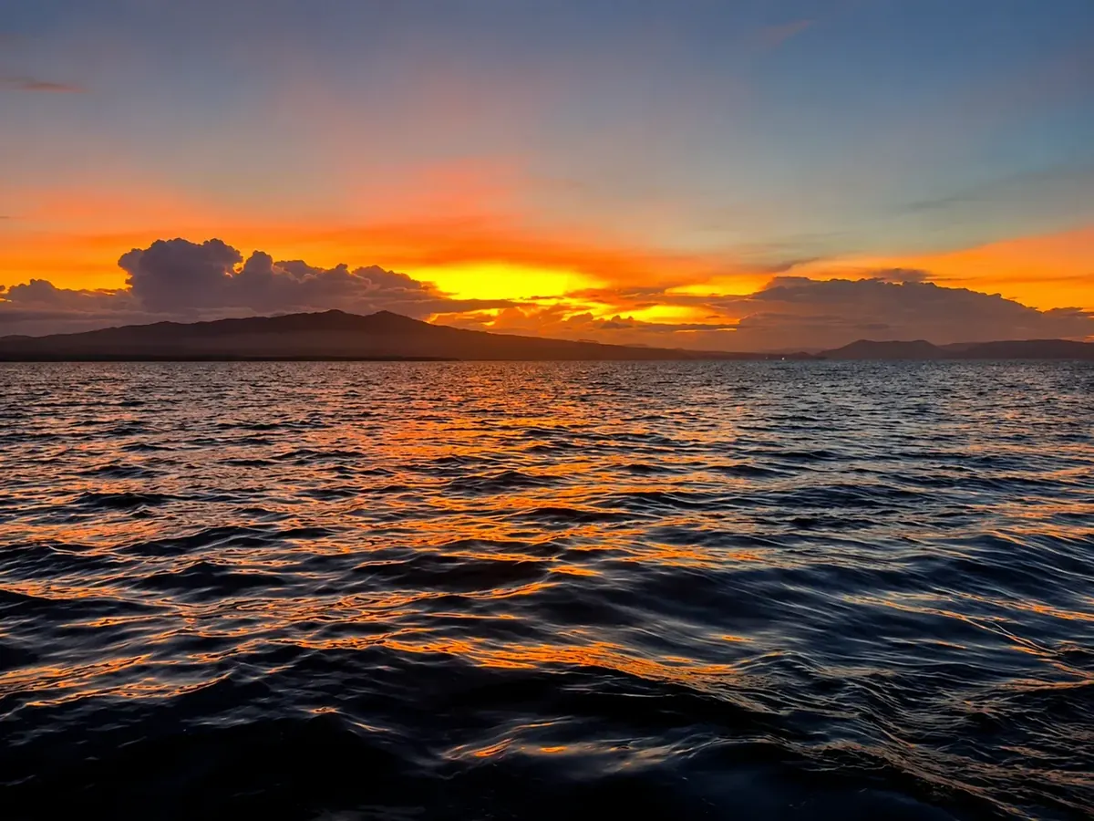 Golden Hour Ocean Reflection